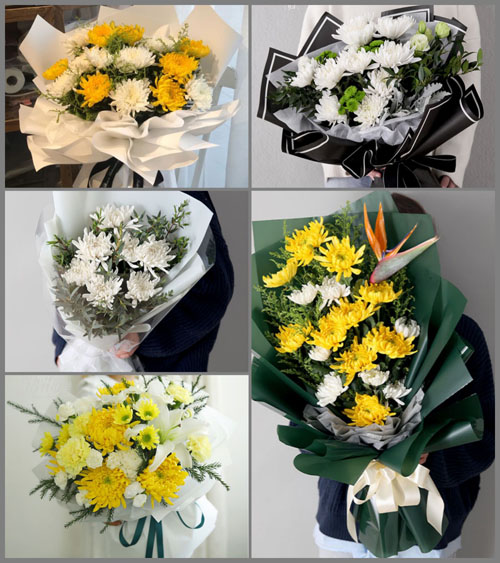 浙江省金华义乌市北苑街道茂后村白事花束代送
